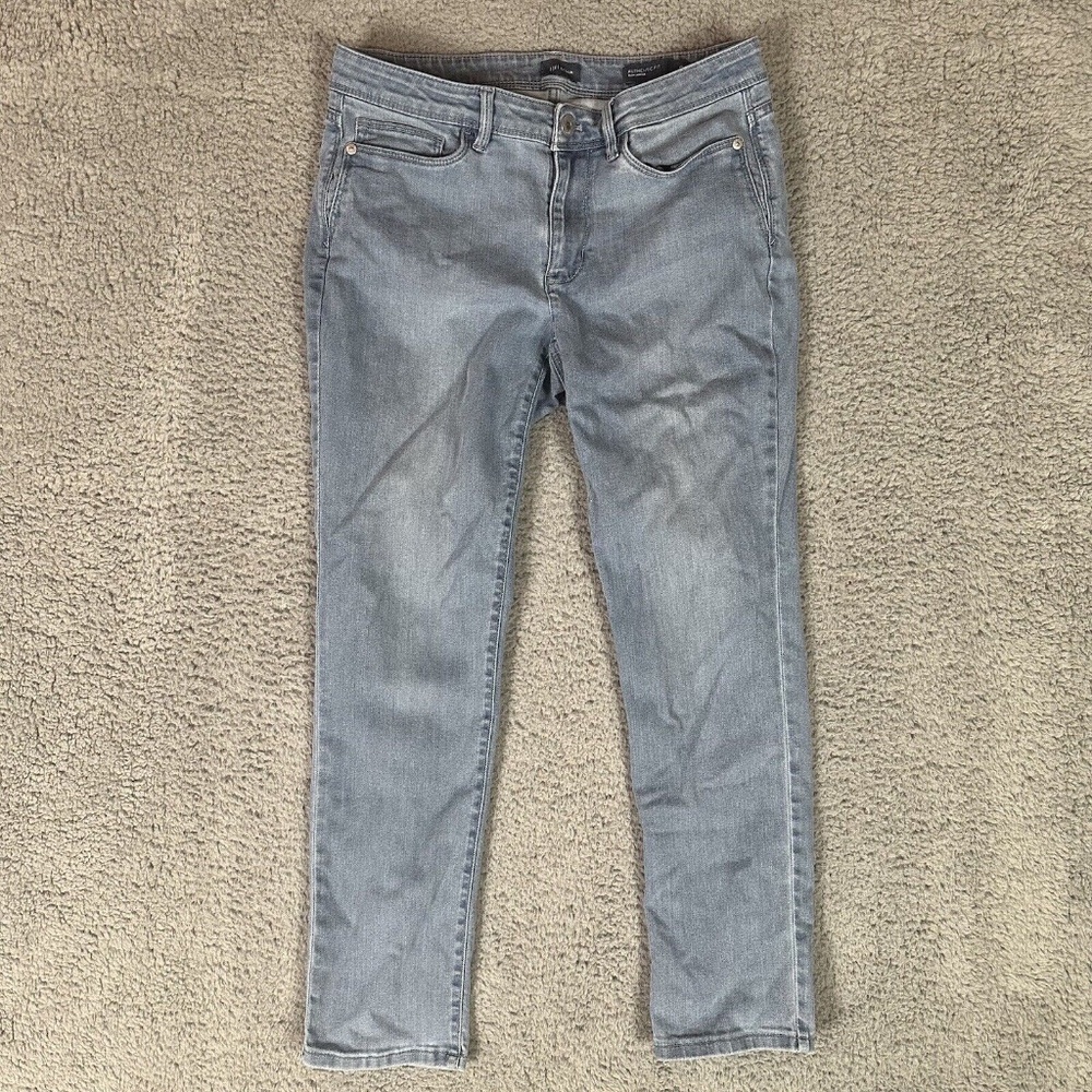 J. Jill Jeans Womens 8 Blue Slim Ankle Authentic Fit Stretch Pockets